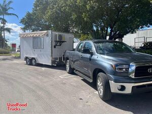 Like-New - Kitchen Food Concession Trailer with Toyota Tundra