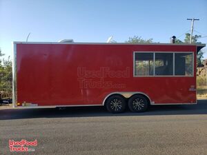 2020 - Continental Cargo 8.5' x 22' Barbecue Concession Trailer with 8' Porch