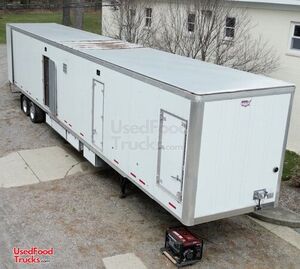 8.5' x 53' Barely Used CUSTOM Wabash Buffet / Catering Large Event Food Trailer.