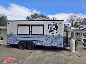 18' Kitchen Food Concession Trailer with Fire Suppression System