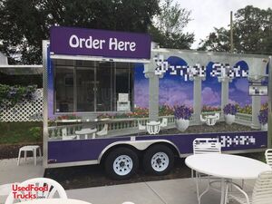 2016 - 8.6' x 18' Mobile Kitchen Food Concession Trailer