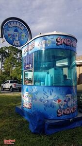 2000 Snowie 4' x 8' Shaved Ice Concession Trailer / Mobile Snowball Business.