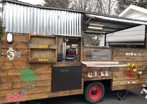 Rustic Cabin Style 2019 - 8' x 14.3' Mobile Kitchen Food Concession Trailer.