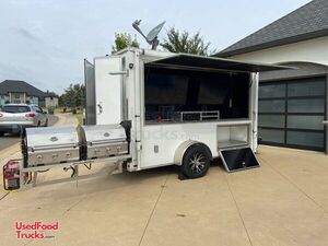 2016 6' x 12' Mobile Entertainment / Grilling Tailgating Trailer with Restroom.