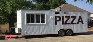 Ready to Serve 2018 - 8.5' x 24' Wood Fired Pizza Concession Trailer.