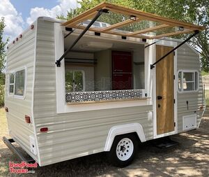 Charming Old Fashioned Retro - 7' x 13' Concession Trailer | Blank Canvas Vending Trailer