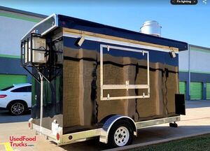 Brand New 2022 7' x 12' Kitchen Food Concession Trailer with Fire Suppression System.