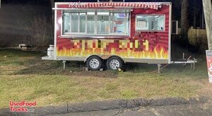 2024 8' x 16' Kitchen Food Concession Trailer with Pro-Fire System