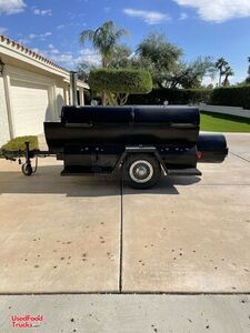 Custom Built Open BBQ Smoker Trailer Smoker Mobile BBQ Pit