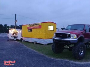 Food Concession Trailer with Business Trailer and Truck
