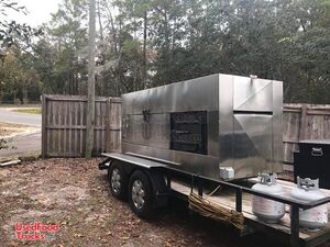 Ole Hickory SSE Towable High Capacity Commercial BBQ Smoker Pit, Reliable