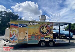 2019 8.5' x 20' Mobile Kitchen Food Concession Trailer with Porch + Pro-Fire System