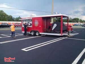 20' Used BBQ Concession Trailer