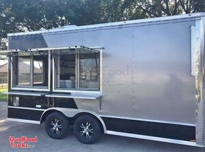 Like New 2022 - 8.5' x 16' Kitchen Street Food Concession Trailer.