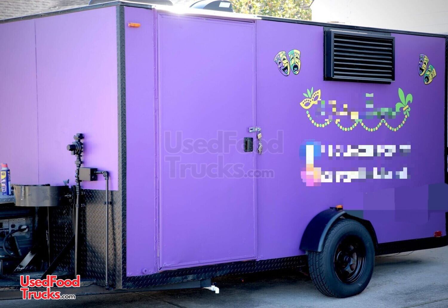 2014 8' x 14' Inspected Kitchen Food Concession Trailer with Fire