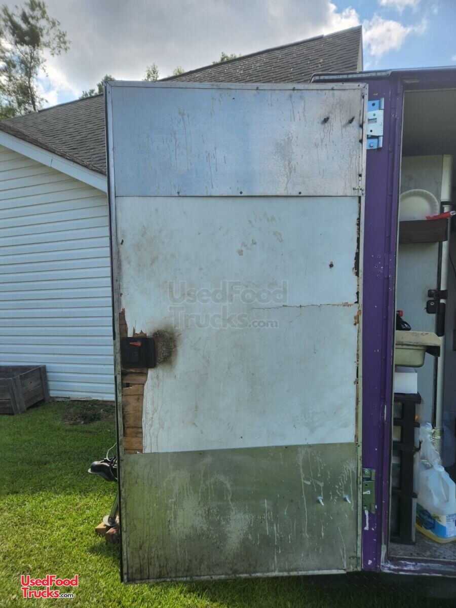 2014 8' x 14' Inspected Kitchen Food Concession Trailer with Fire