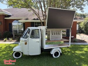 Charming  Piaggio Ape Mobile 7 Tap Bar Beverage Tricycle w/ 14' Trailer