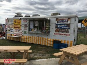 8' x 27' United Food Concession Mobile Kitchen Trailer.