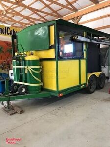 2008 - 7' x 17' BBQ Smoker Trailer /Turnkey Food Concession Business.
