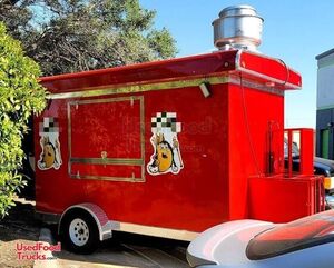 Like-New 2022 7' x 12' Very Lightly Used Mobile Kitchen Food Concession Trailer.