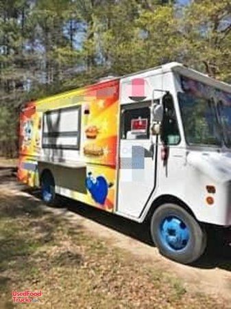 All Aluminum GMC 26' Diesel Step Van Mobile Kitchen Food Truck.