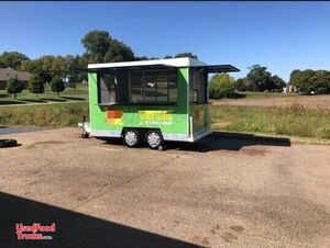 Used 6' x 10' Carnival Food and Cotton Candy Concession Trailer.