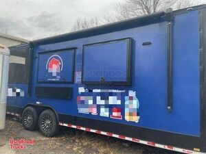 2018 Custom-Built 18' Mobile Barbecue Food Trailer with Porch.