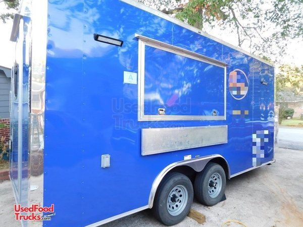 Fully-Equipped 2019 8.5' x 18' SDG Food Concession Trailer with Pro Fire.