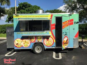2015 15' Food Concession Trailer with 2018 Kitchen Built-Out & Pro-Fire