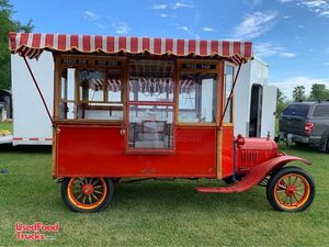 Eye-Catching Vintage 1917 Ford Model T Popcorn Concession Truck.