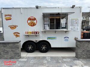 2023 8.5' x 16' Quality Kitchen Food Concession Trailer with Fire Suppression System