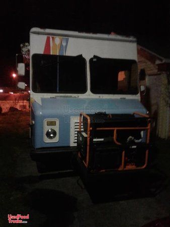 Loaded Step Van Mobile Kitchen Food Truck with Pro Fire Suppression System.