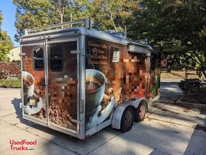 2013 -7' x 16' Wells Cargo Coffee/Espresso and Beverage Concession Trailer