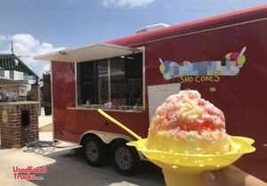2019 17' Cargo Craft Shaved Ice Trailer Snowball Concession Unit