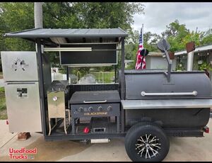 Custom Built - 2023 Open BBQ Smoker Concession Trailer