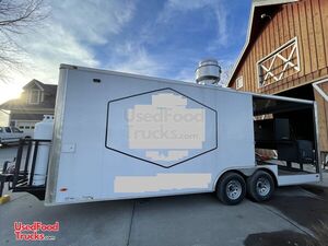 2019 Freedom 8.5' x 22' Barbecue Kitchen Food Concession Trailer with Porch.