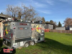 2007 8.4' x 21' Pace American Kitchen Food Concession Trailer with Fire Suppression