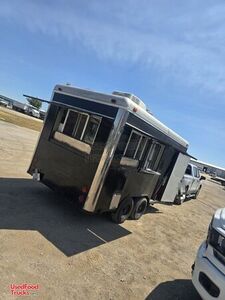 2007 7' x 14' Kitchen Food Concession Trailer with Pro Fire System