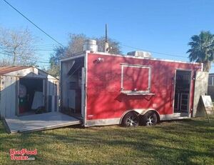 18' Kitchen Food Concession Trailer with Fire Suppression System