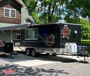 2021 23' Barbecue Food Concession Trailer with Fire Suppression & Porch