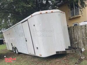 2007 - 28' Food Vending Trailer with Restroom / Used Mobile Concession Unit.