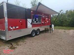 Fully-Loaded 2020 Freedom 8' x 26' Mobile Kitchen Food Trailer with Pro-Fire.