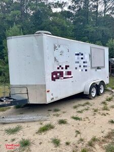 Used - 6' x 17' Food Concession Trailer Mobile Vending Unit