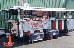 Custom Built - 7.5' x 20' Open Air Food Concession Catering Trailer Carnival Food Trailer