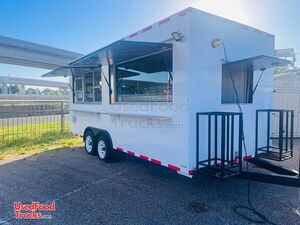 Built to Order 2024 Fully Equipped 8  x 18   Mobile Kitchen Concession Trailer w/ California Insignia