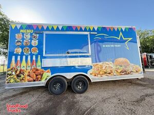 Like New - 2024 8.5' x 18' Kitchen Food Trailer with Fire Suppression System