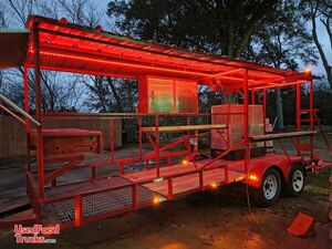 Versatile - 6.5' x 25' Crawfish Concession Trailer Mobile Food Unit
