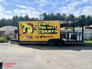 2025 8.5' x 24' Kitchen Food Concession Trailer with 8' Porch + Pro Fire System