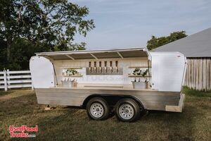 Charming 2018 - 8' x 16' Custom Built Draft Vintage Camper Style Beverage Trailer