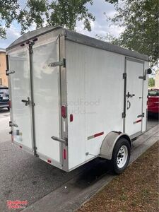 Ready-to-Outfit Empty 6' x 10' Mobile Food Concession Trailer.